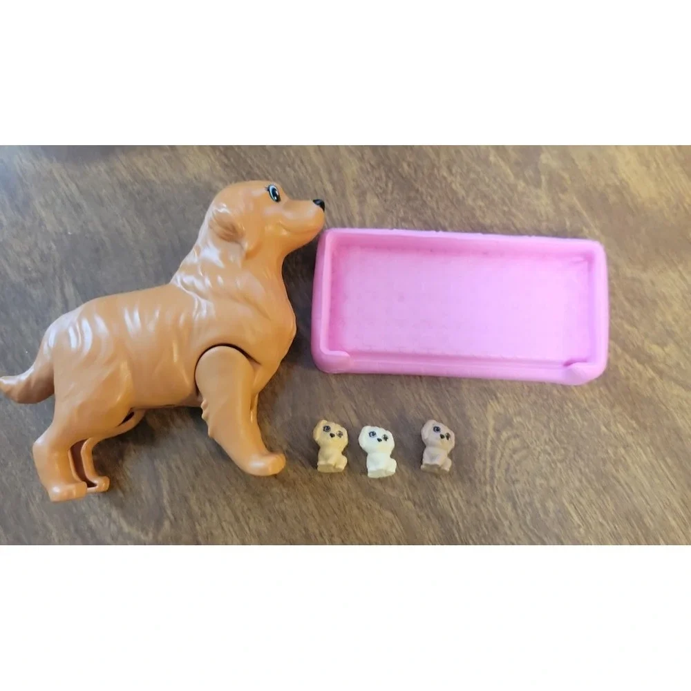 Barbie‎ Dog Newborn Puppies 3 Babies Pup Pregnant Mattel Birth